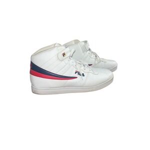 Fila Vulc 13 Mid‎ High Top Sneakers - White/Navy/Red